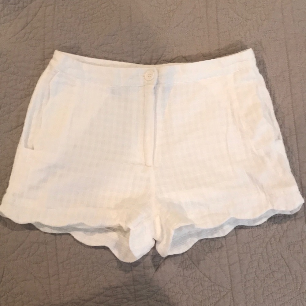 Scalloped Edge Shorts